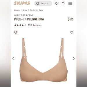 Skims wireless bra 32B